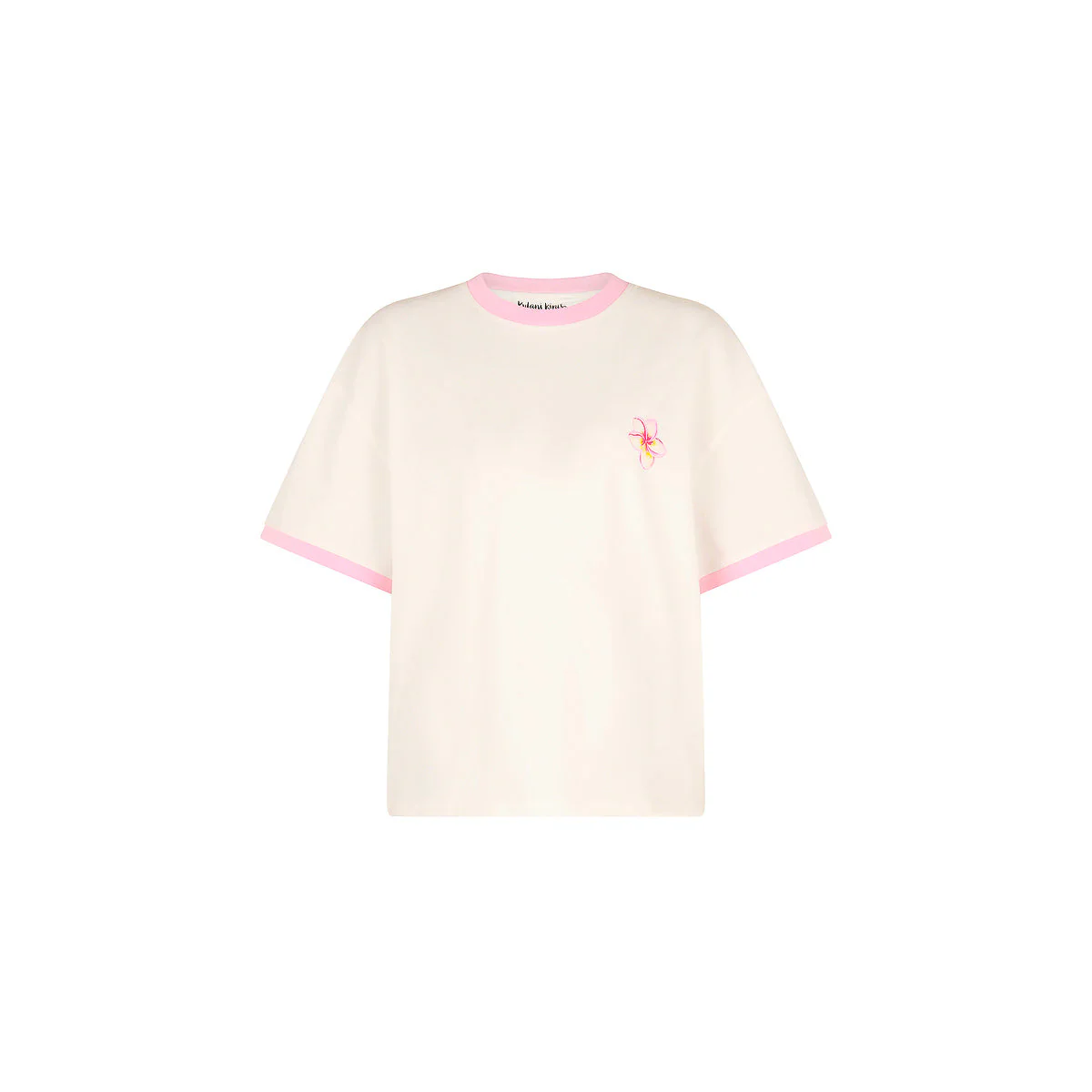 Boyfriend Bind Tee - Hibiscus Paradise