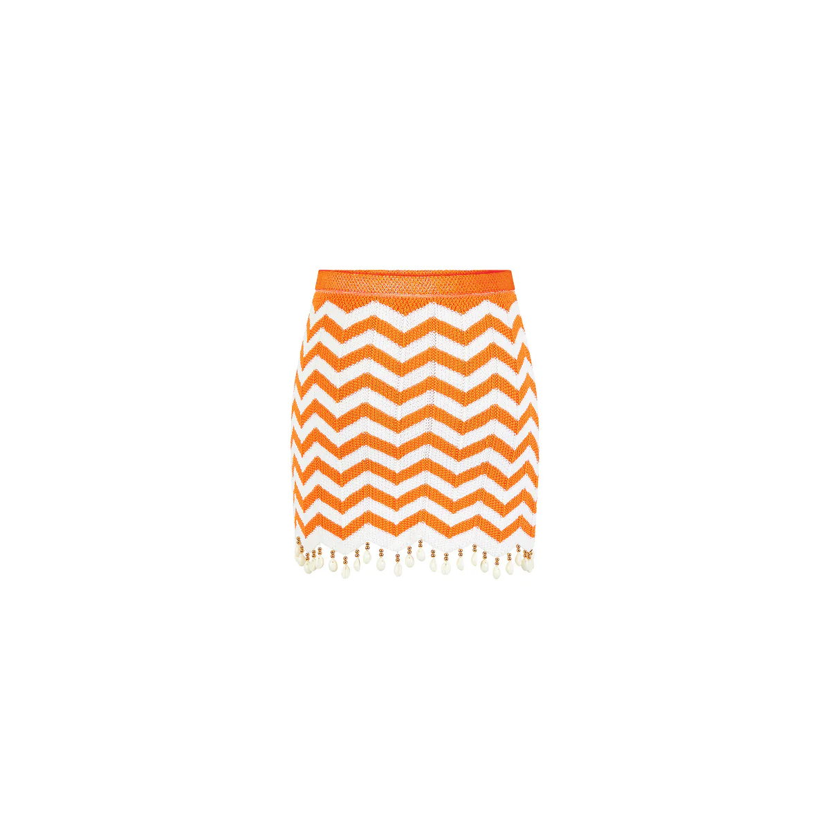 Chevron Knit Mini Skirt - Dreamsicle - Image 12