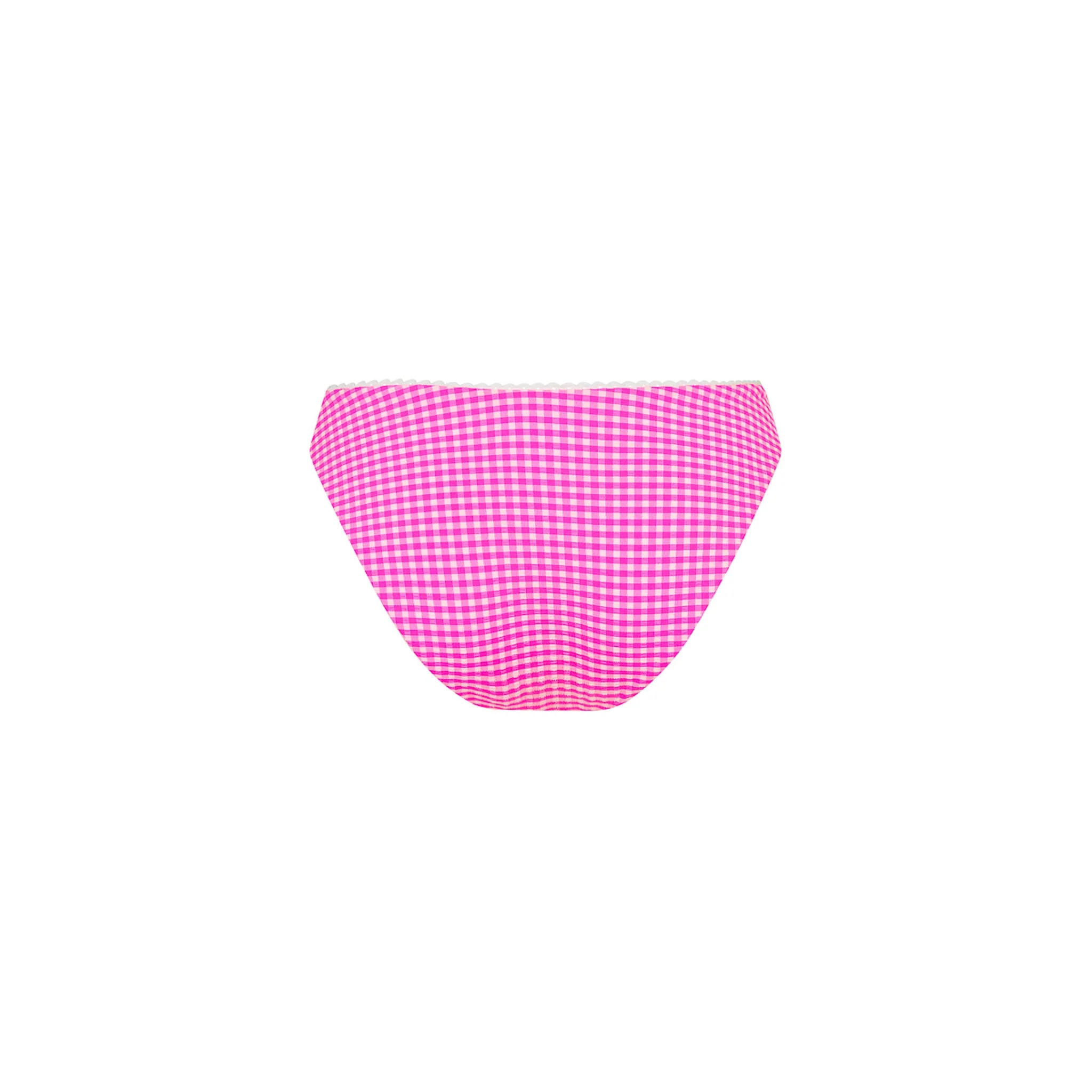 Decorative Full Coverage Bikini Bottom - Pink Diva - Image 8