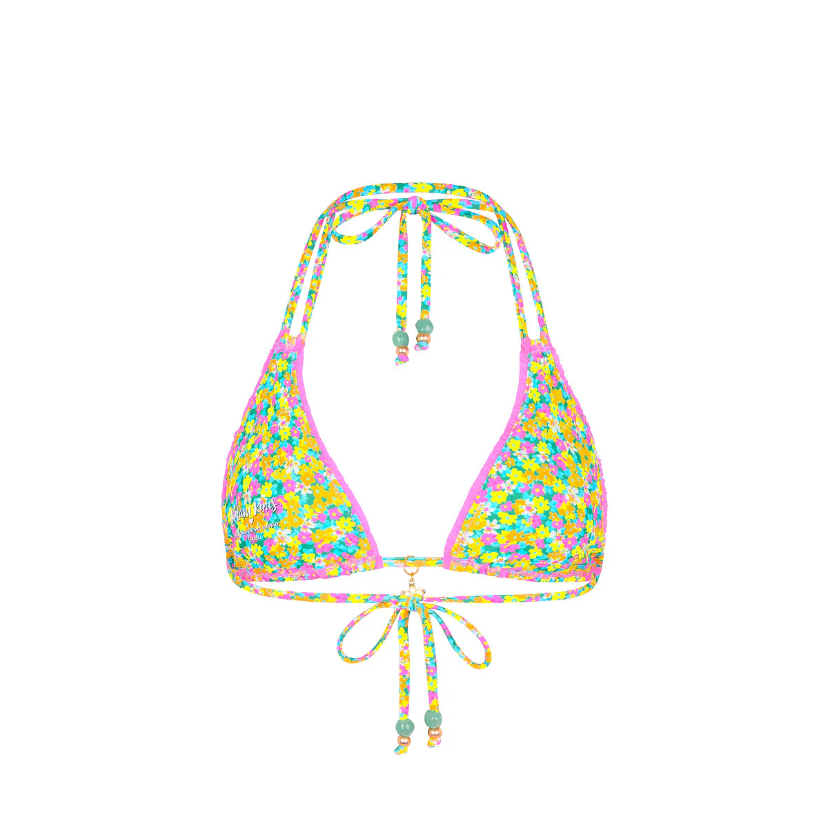 Decorative Panel Halter Bikini Top - Hula Honey - Image 9