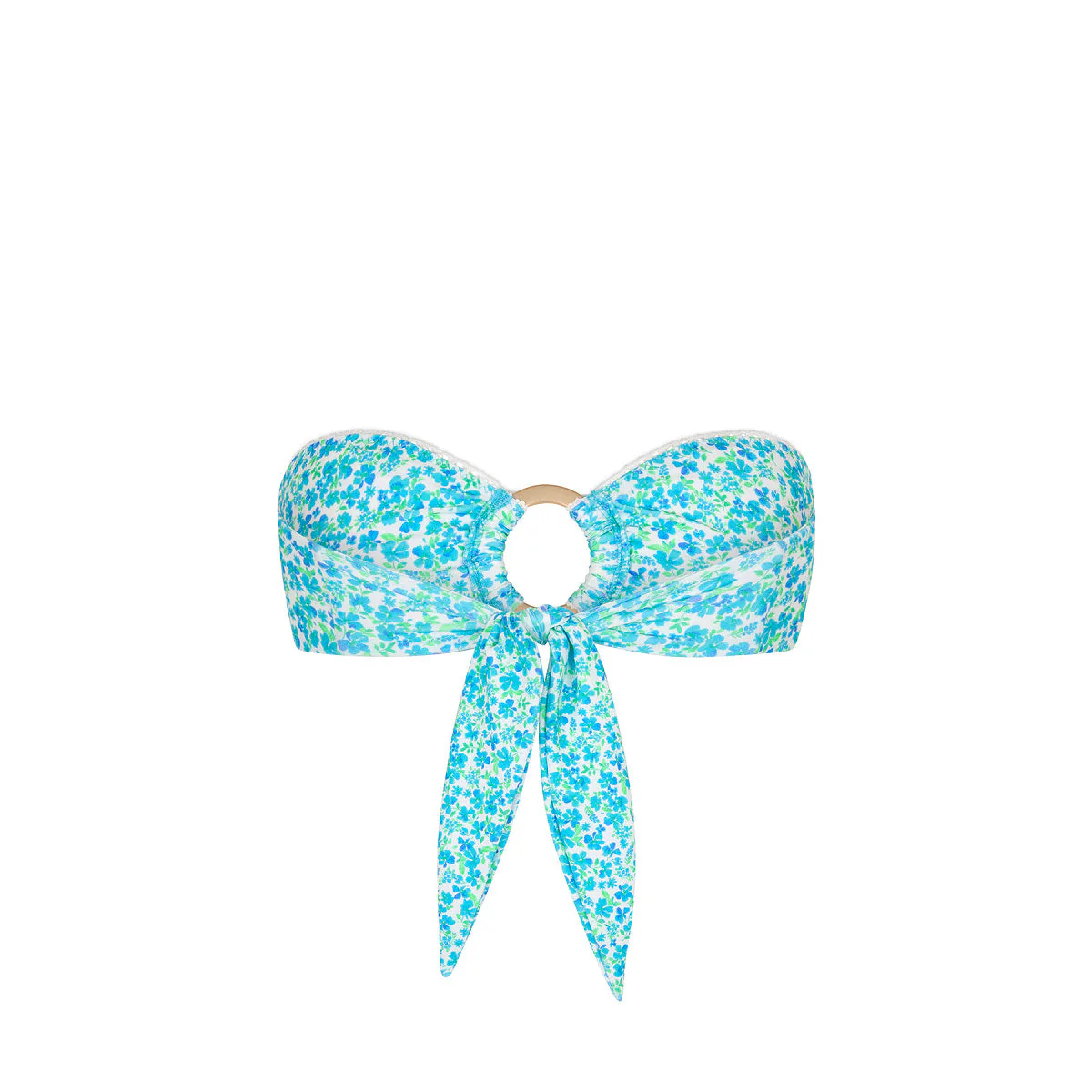 Decorative Strapless Bikini Top - Ocean Aura - Image 9