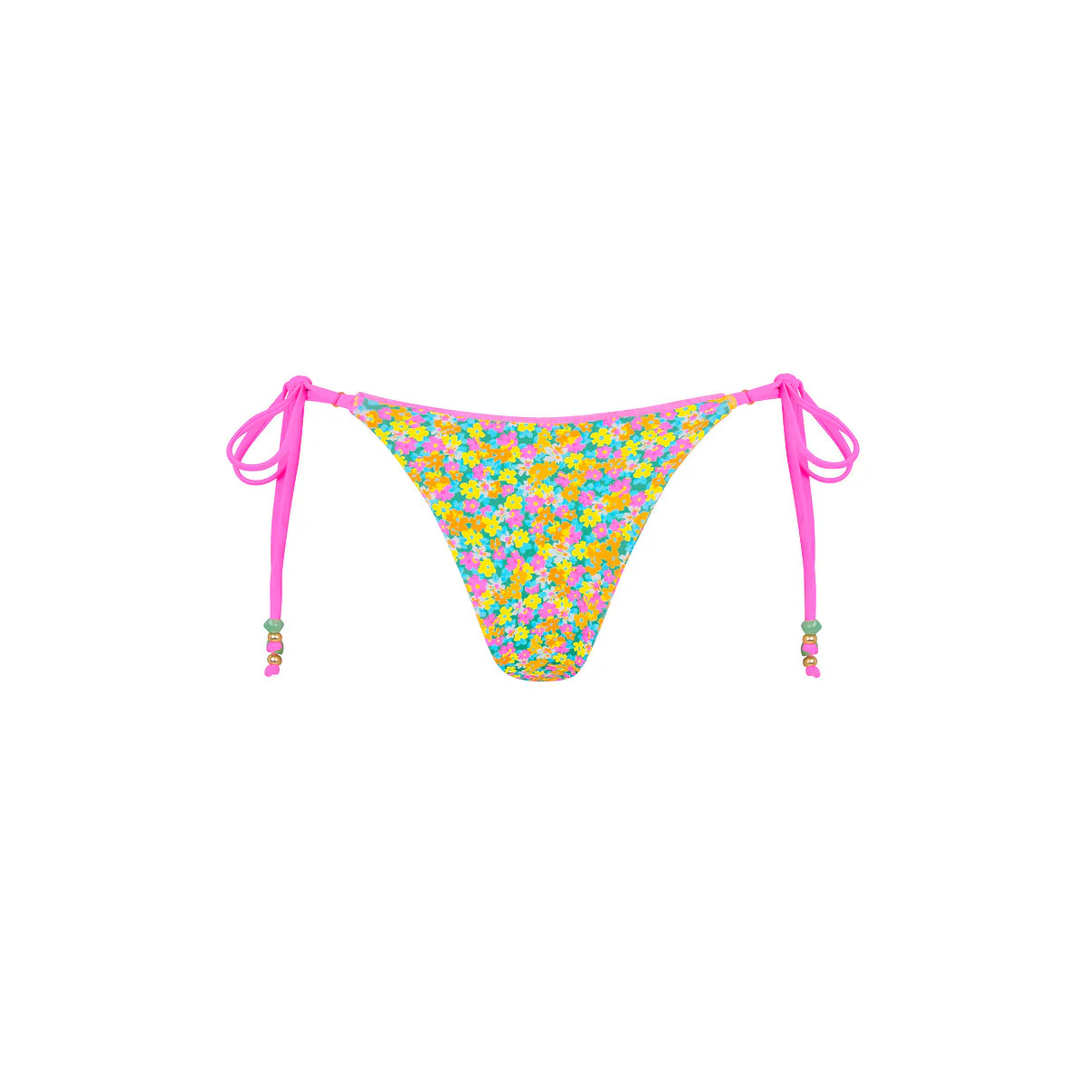 Decorative Thong Tie Side Bikini Bottom - Hula Honey - Image 7