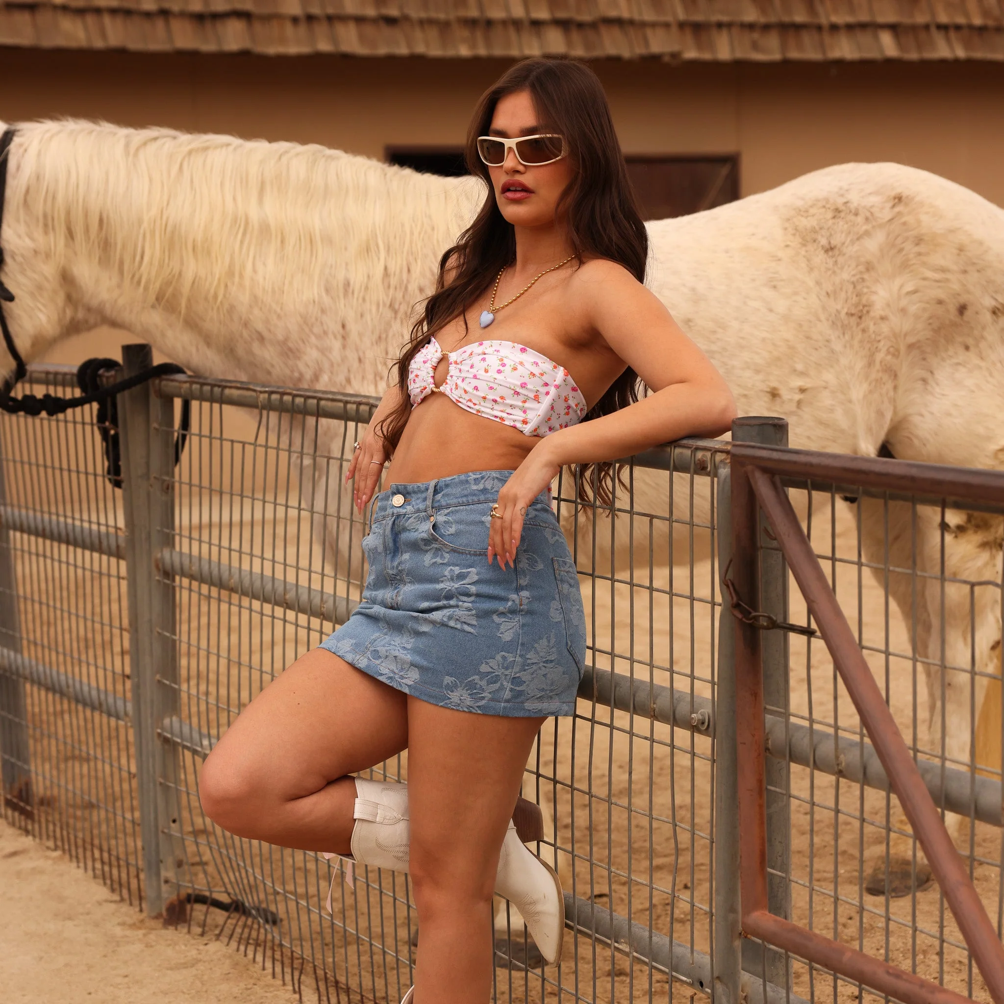 Denim Mini Skirt - Dixie Denim - Image 9
