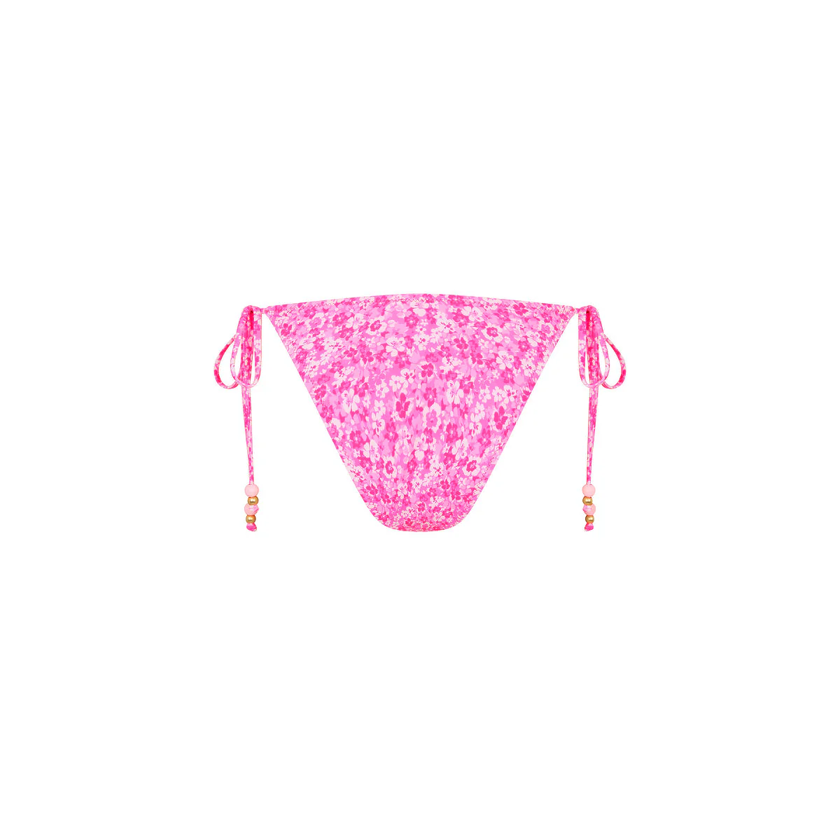 Dipped Cheeky Tie Bikini Bottom - Berry Burst - Image 8