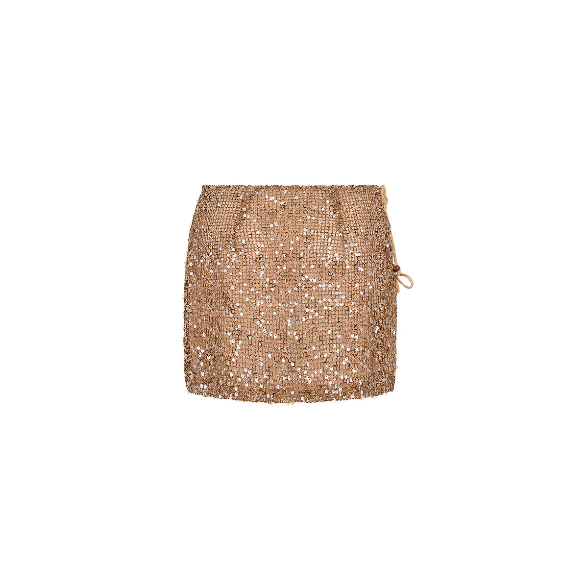 Double Tie Mini Skirt - Espresso Spritz - Image 8