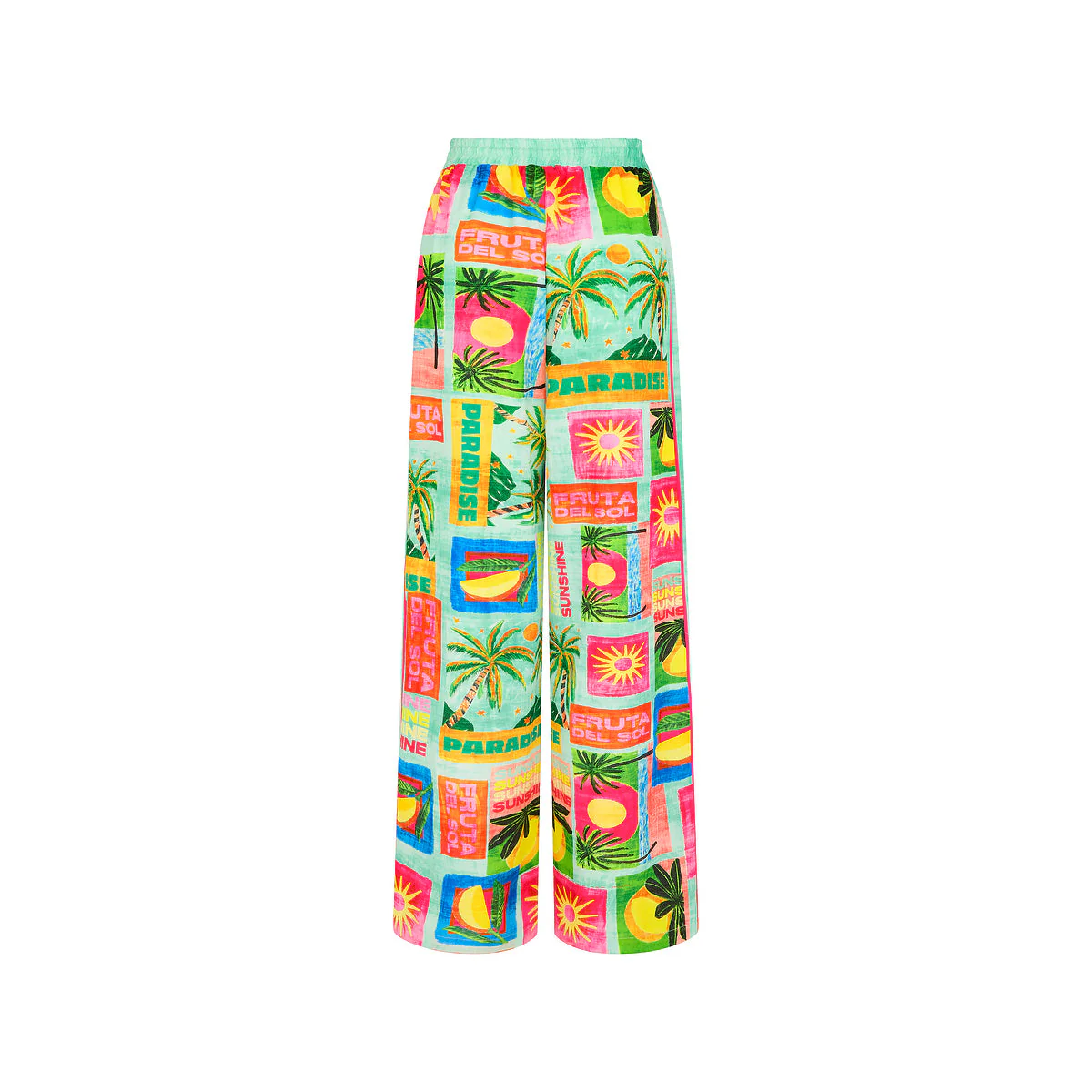 Draw String Summer Pants - Ocean Honey - Image 8