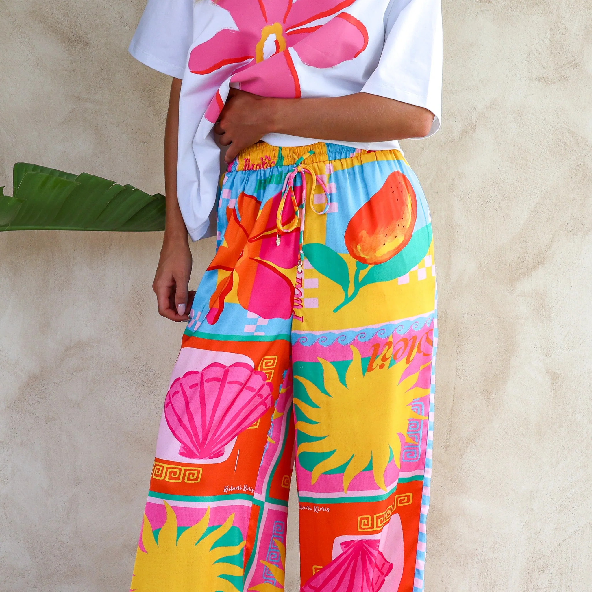 Drawstring Resort Pants - Sunkissed Coast - Image 3