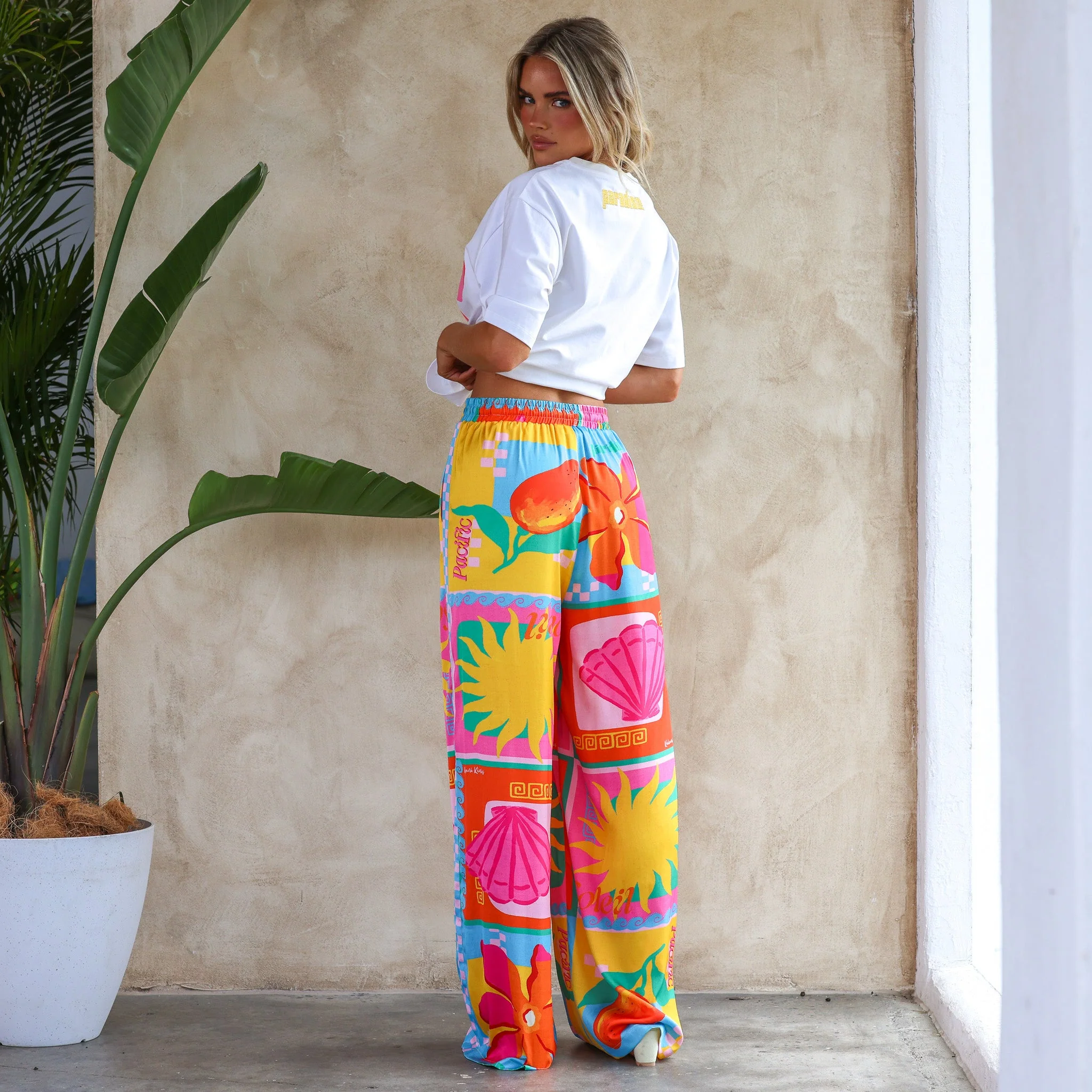 Drawstring Resort Pants - Sunkissed Coast - Image 5