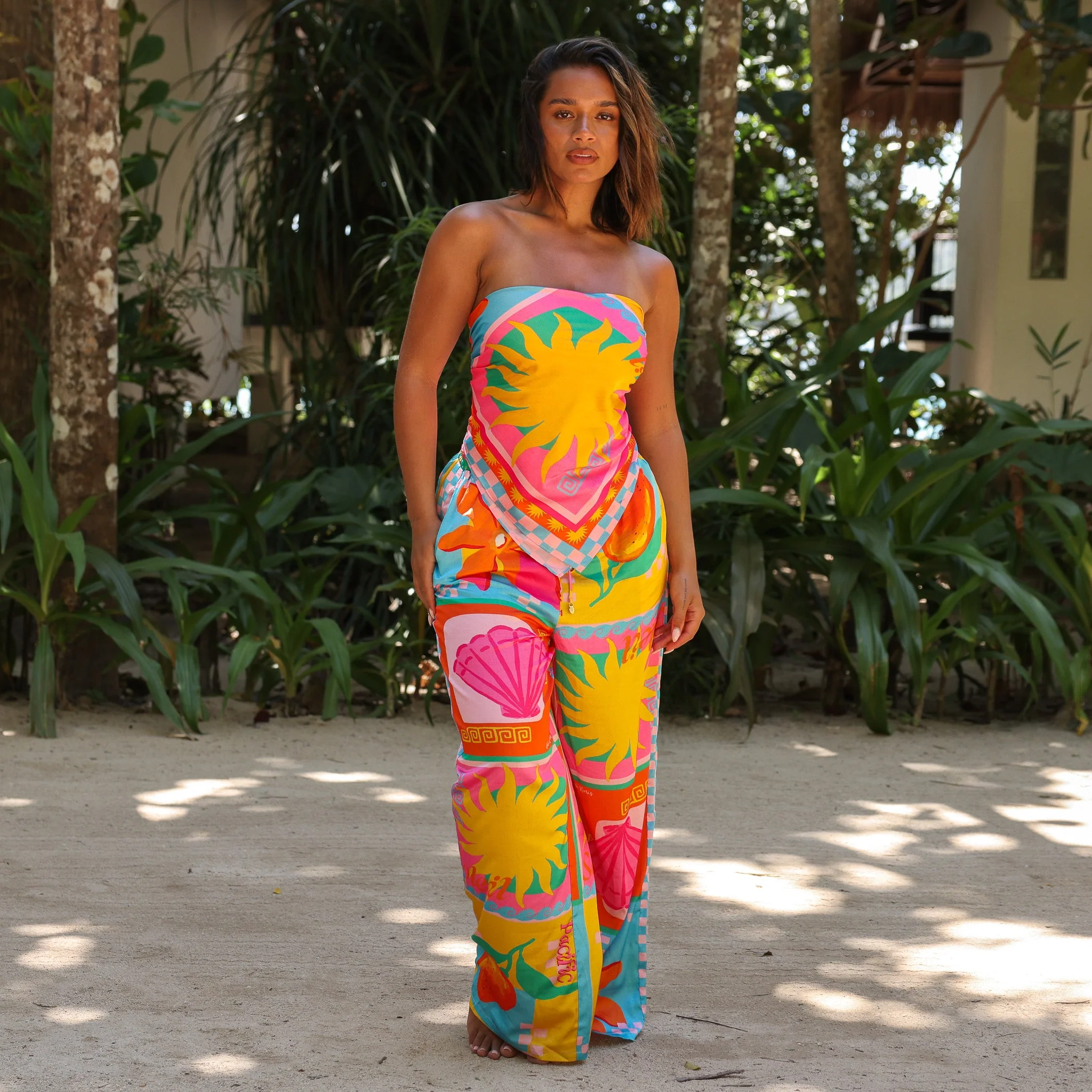 Drawstring Resort Pants - Sunkissed Coast - Image 7