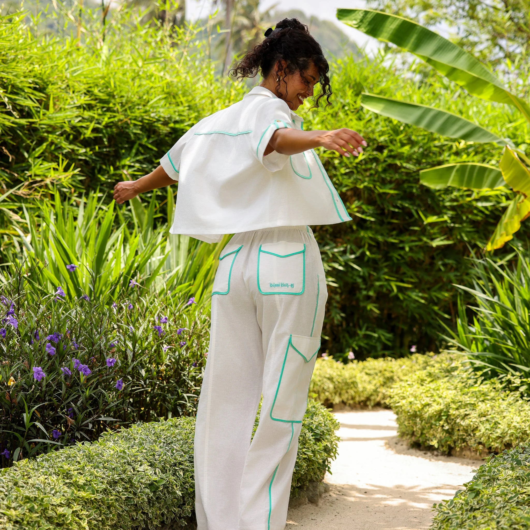 Essential Cargo Pants - Crystal Tides - Image 4