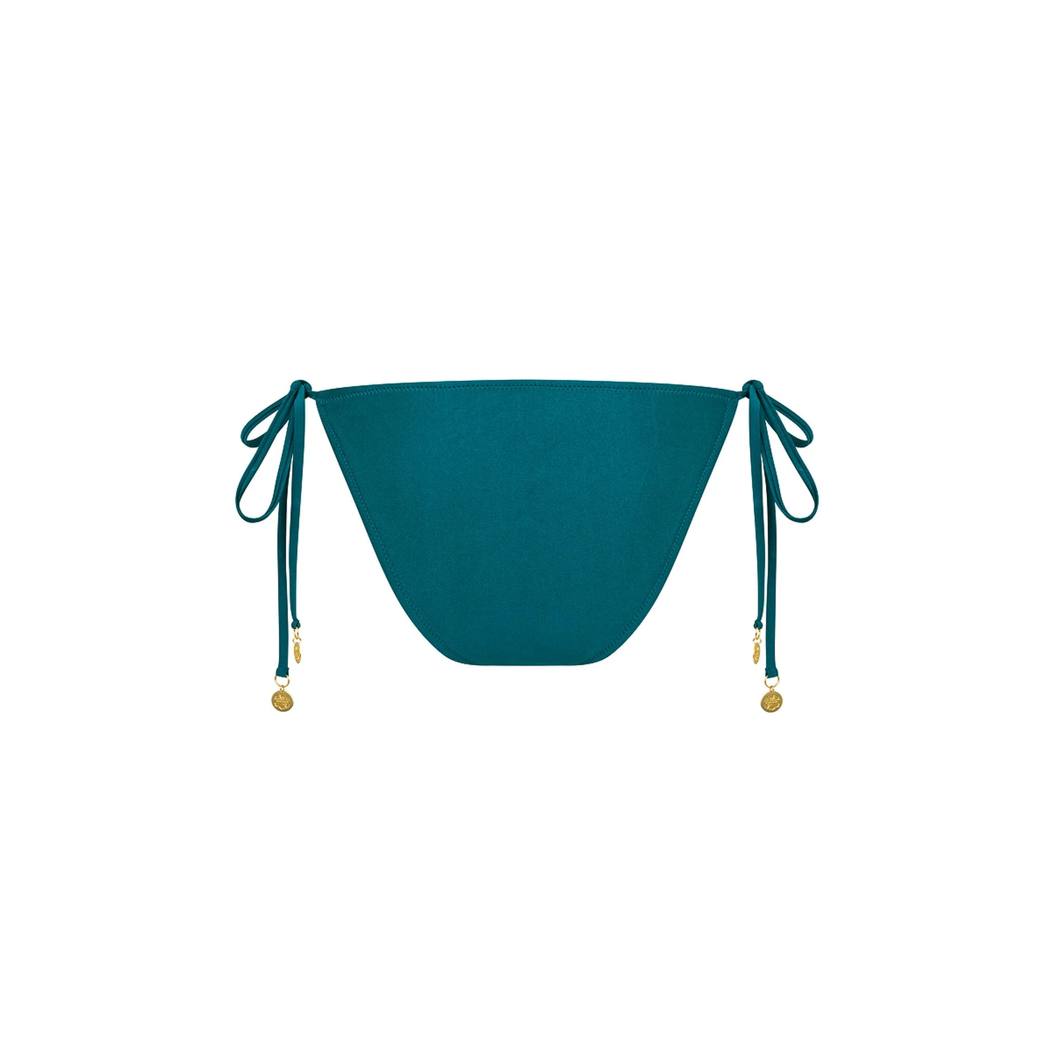 Full Coverage Tie Bikini Bottom - Laguna Haze - Image 10