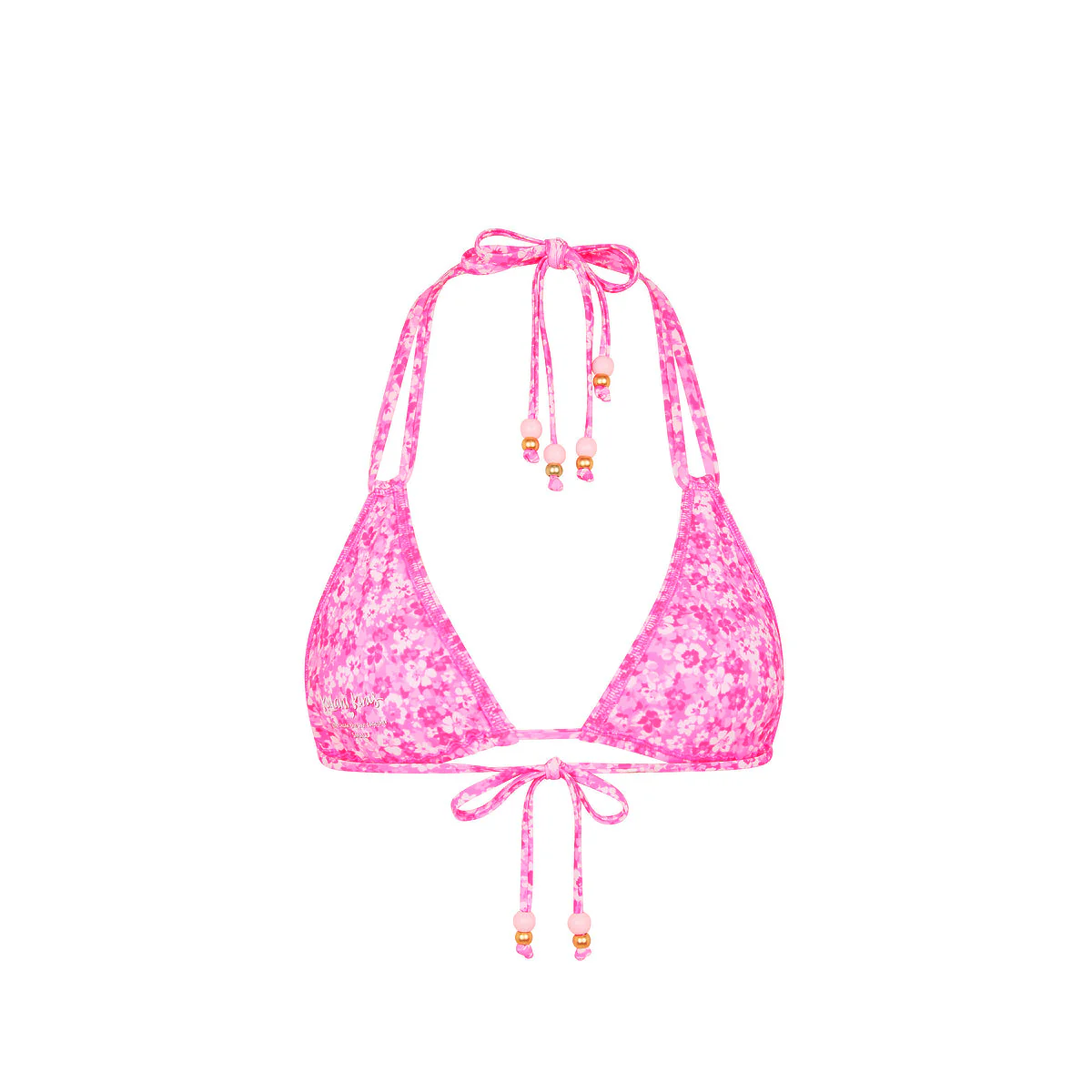 Halter Bralette Bikini Top - Berry Burst - Image 8