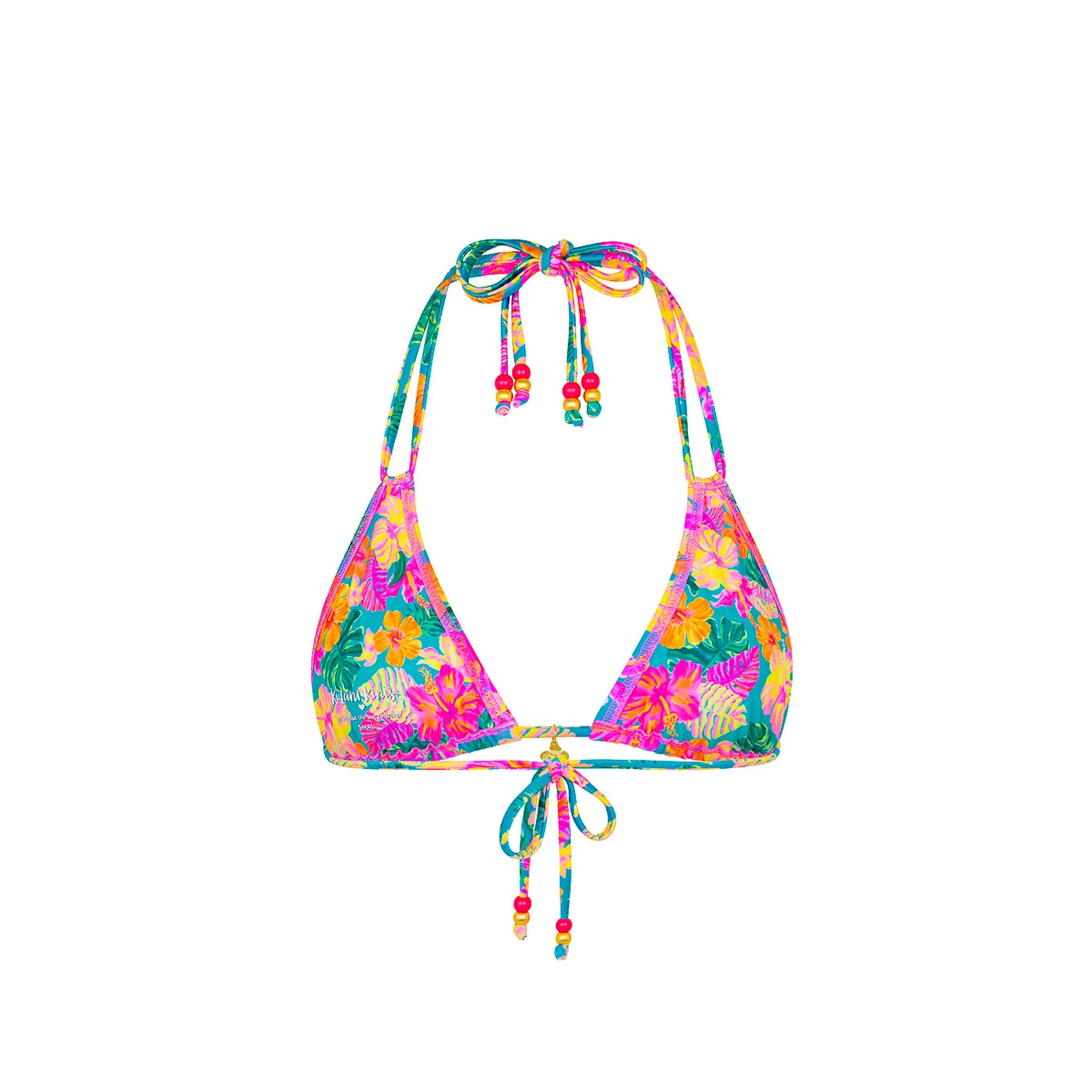 Halter Bralette Bikini Top - Paradise Pop - Image 8