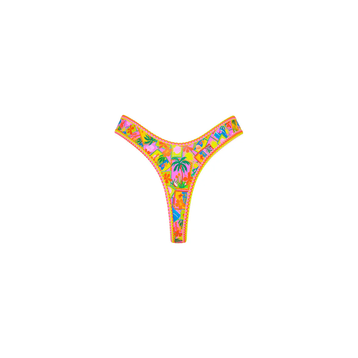 High Leg Thong Bikini Bottom - Sunshine Snaps - Image 10