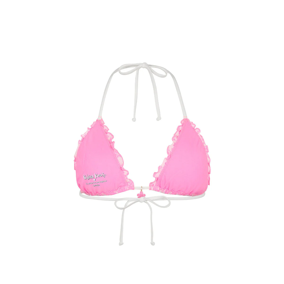 Lettuce Edge Bralette Bikini Top - Sugar Sprinkle - Image 9