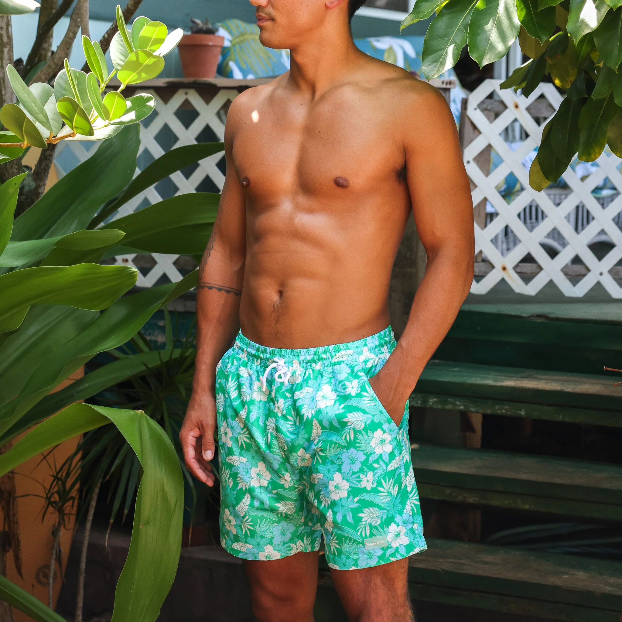 Men's Swim Trunks - Barefoot Breeze - Image 3
