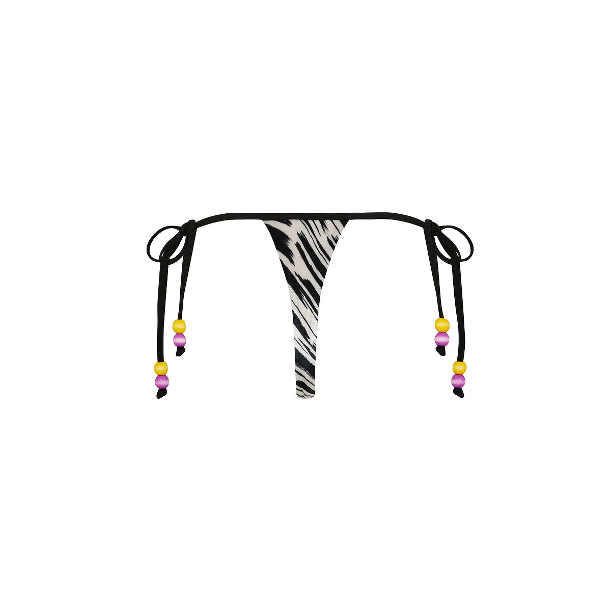 Micro Thong Tie Side Bikini Bottom - Wild Honey - Image 8