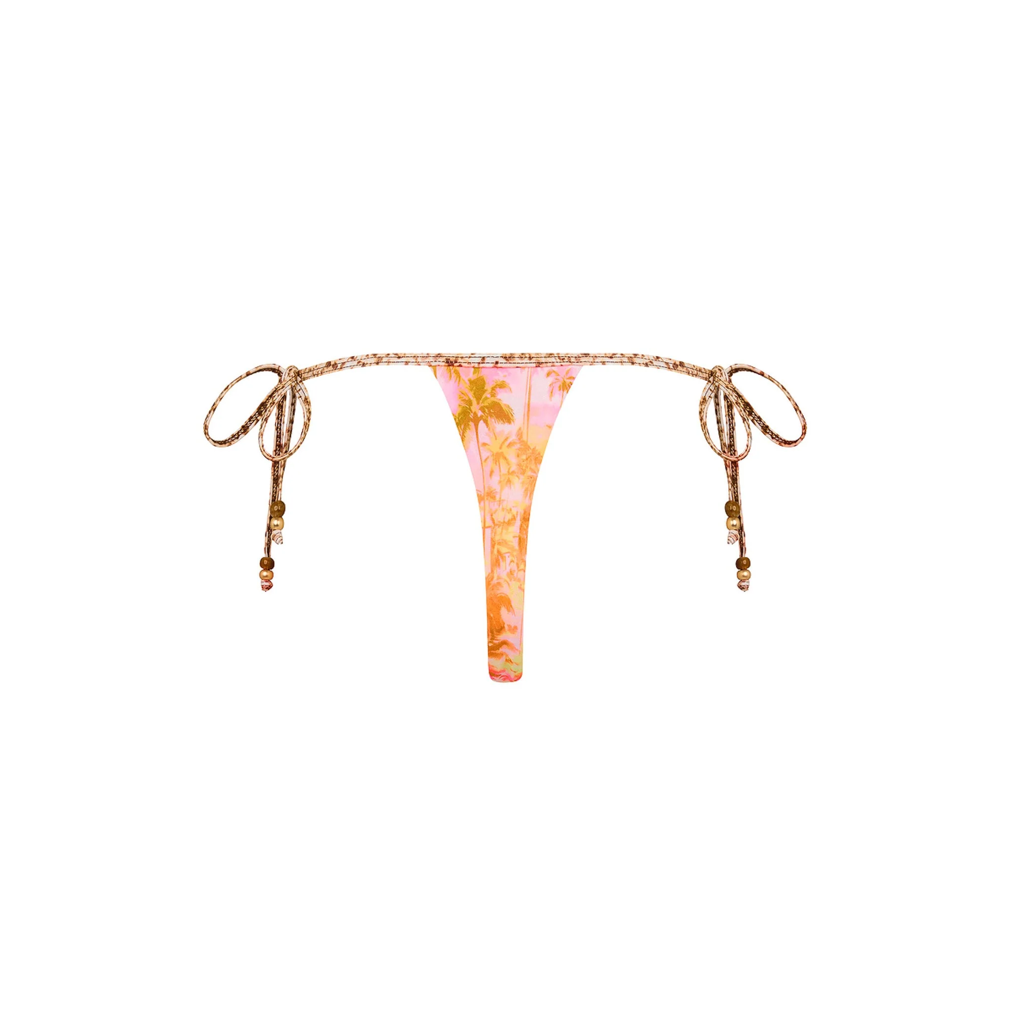 Micro Thong Tie Side Bikini Bottom - Wild Skies - Image 10