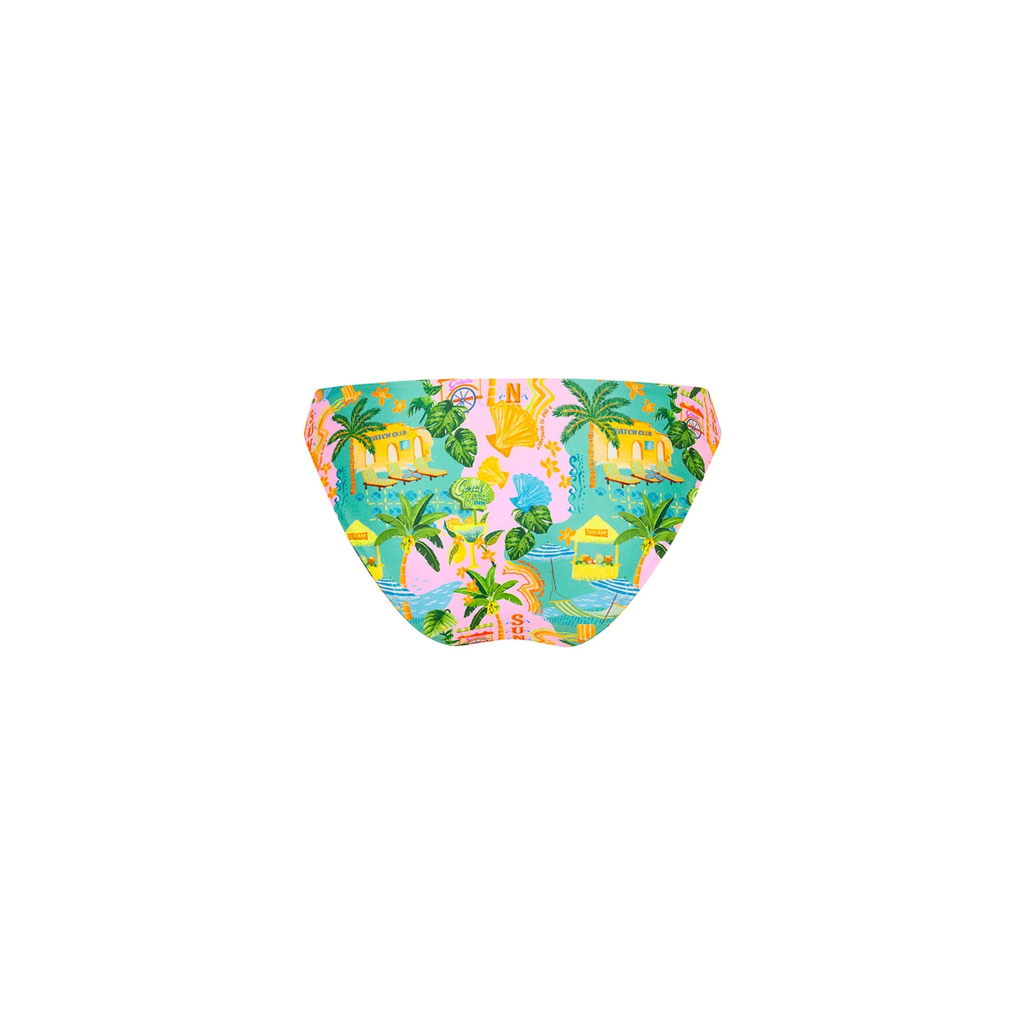 Minimal Full Coverage Bikini Bottom - Sunlit Spritz - Image 7