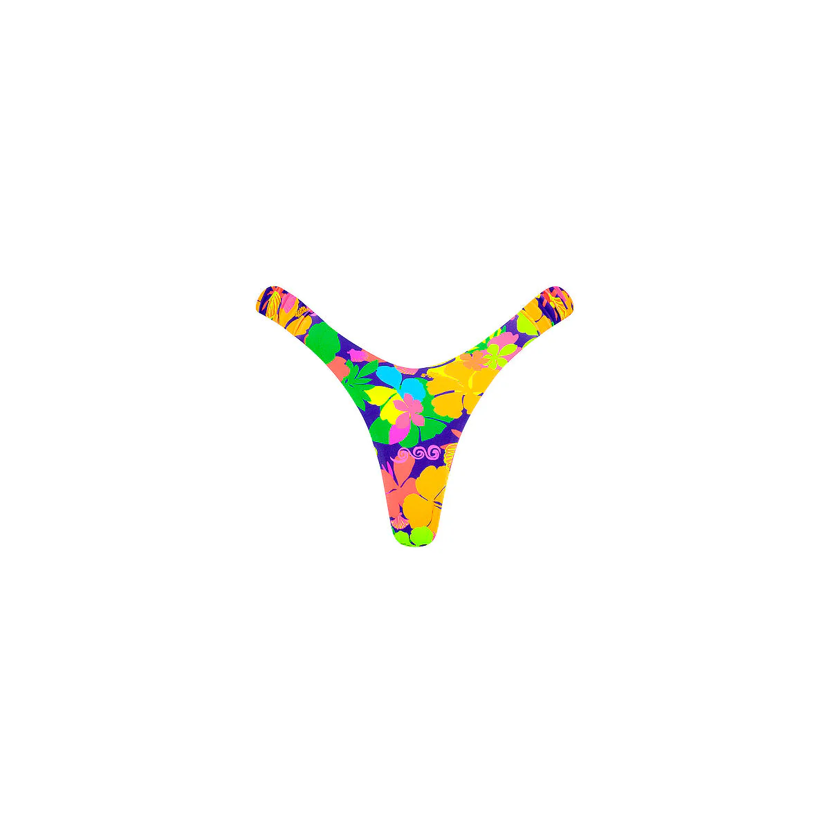 Retro Y Thong Bikini Bottom - Neon Sunset - Image 10