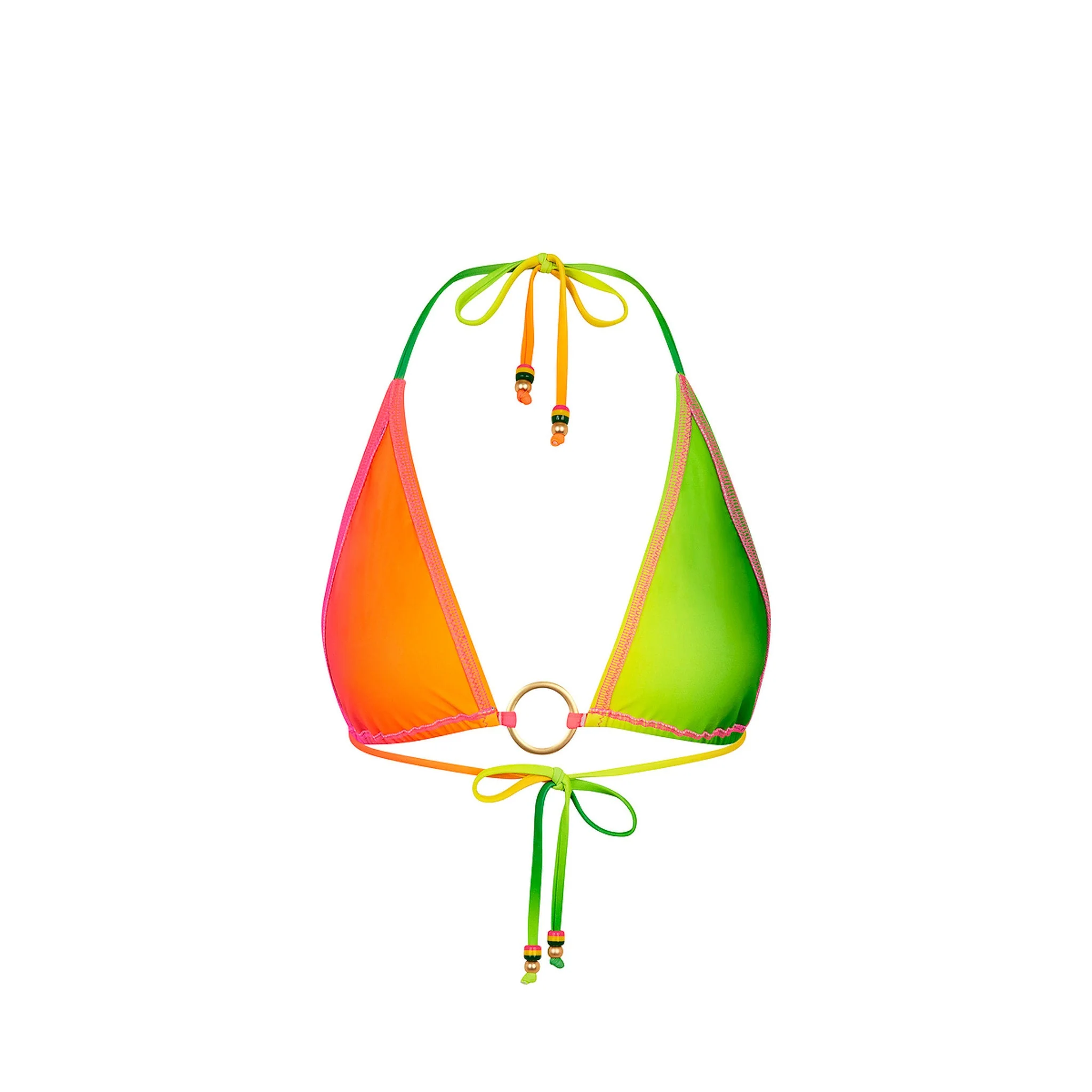 Ring Halter Bikini Top - Island Escape - Image 10