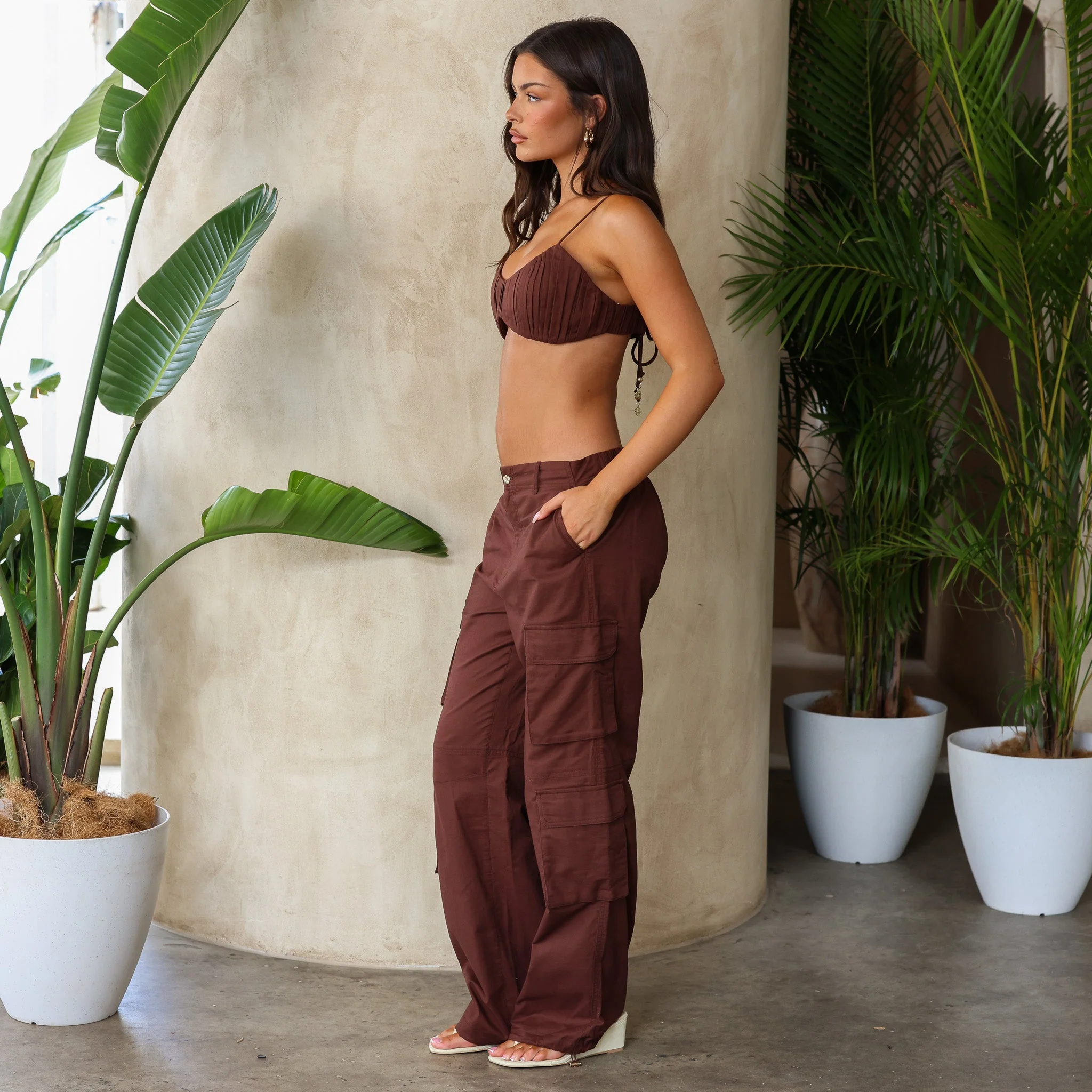 Ruched Bralette Top - Coco - Image 6