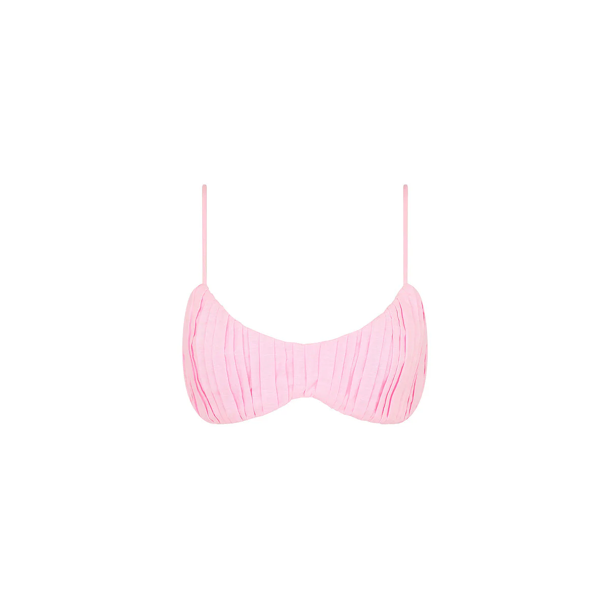 Ruched Bralette Top - Pocket Pink
