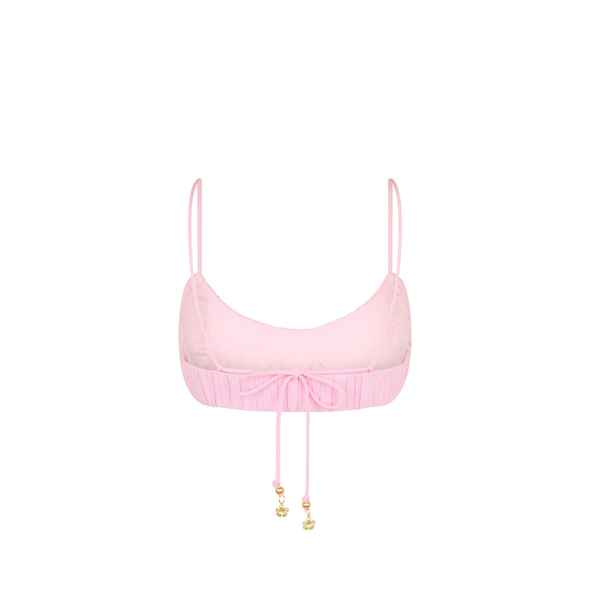 Ruched Bralette Top - Pocket Pink - Image 8
