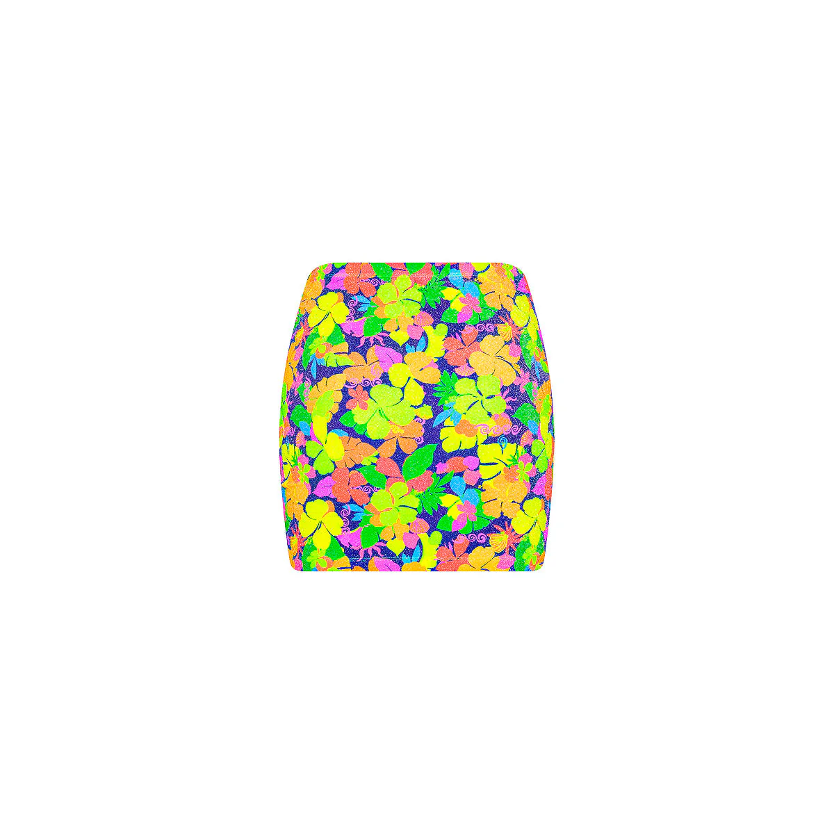 Ruched Tie Mini Skirt - Neon Sunset - Image 8