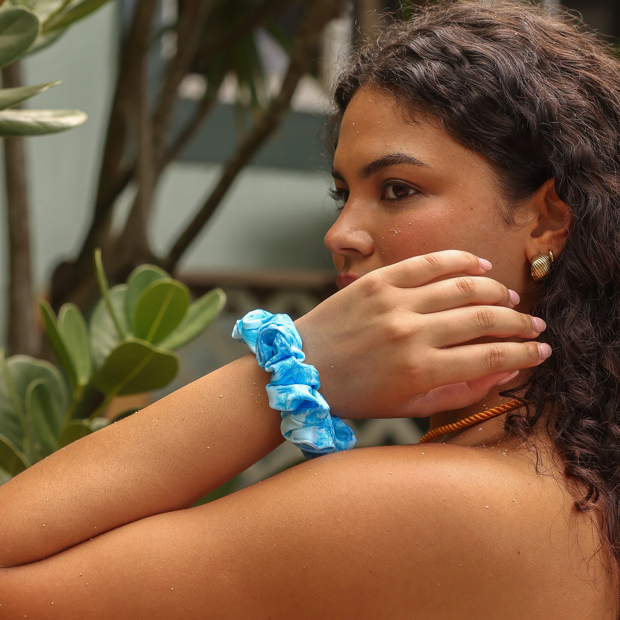 Scrunchie Hair Tie - Ocean Paradise - Image 6