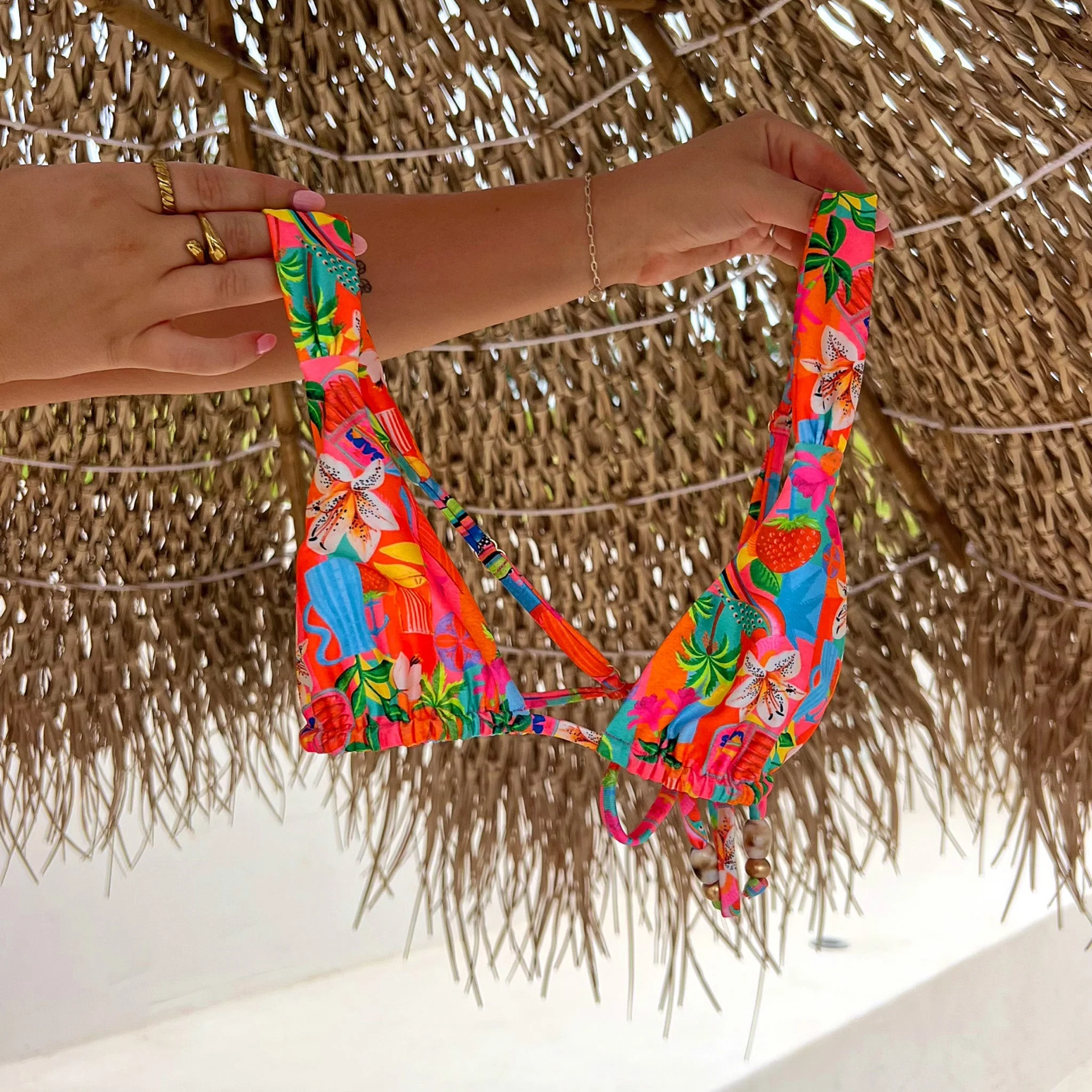 Slide Bralette Bikini Top - Havana Haven - Image 6