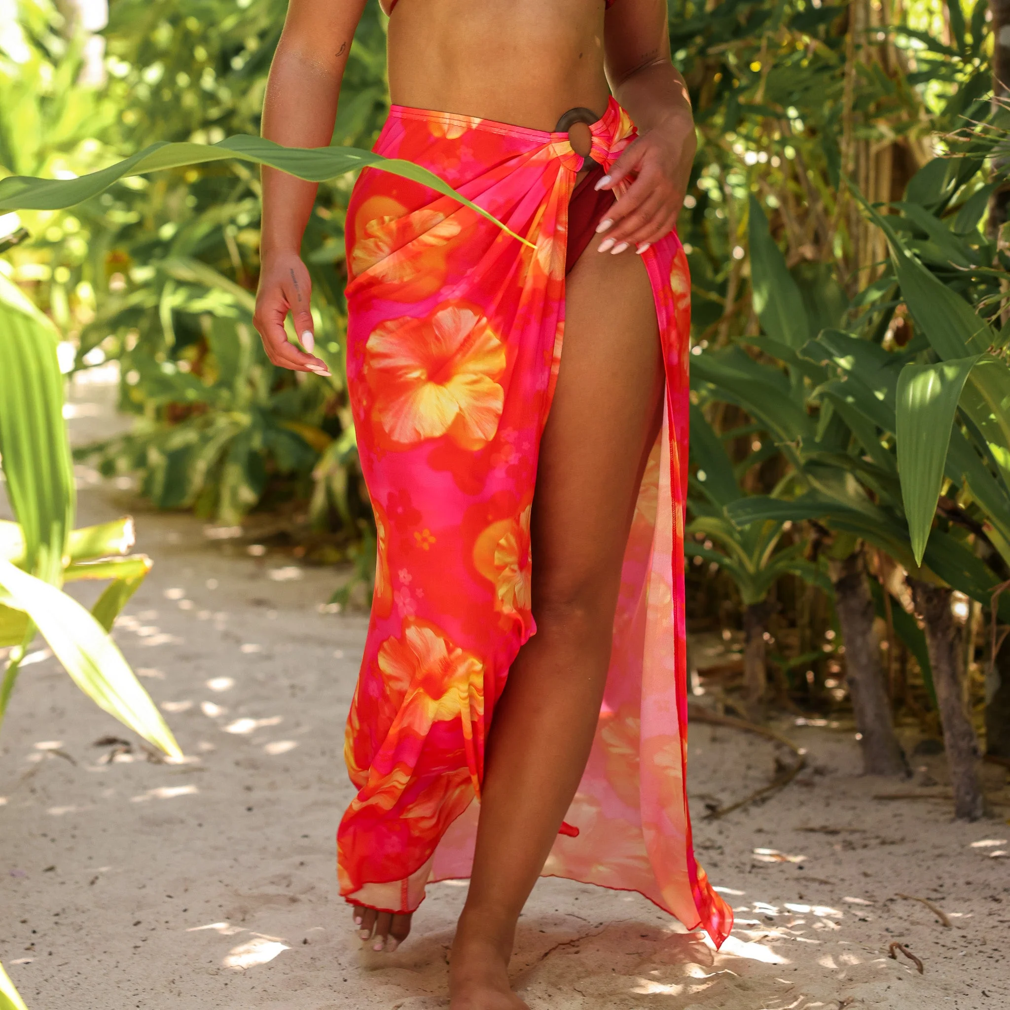 Split Mesh Maxi Skirt - Samba Baby - Image 7