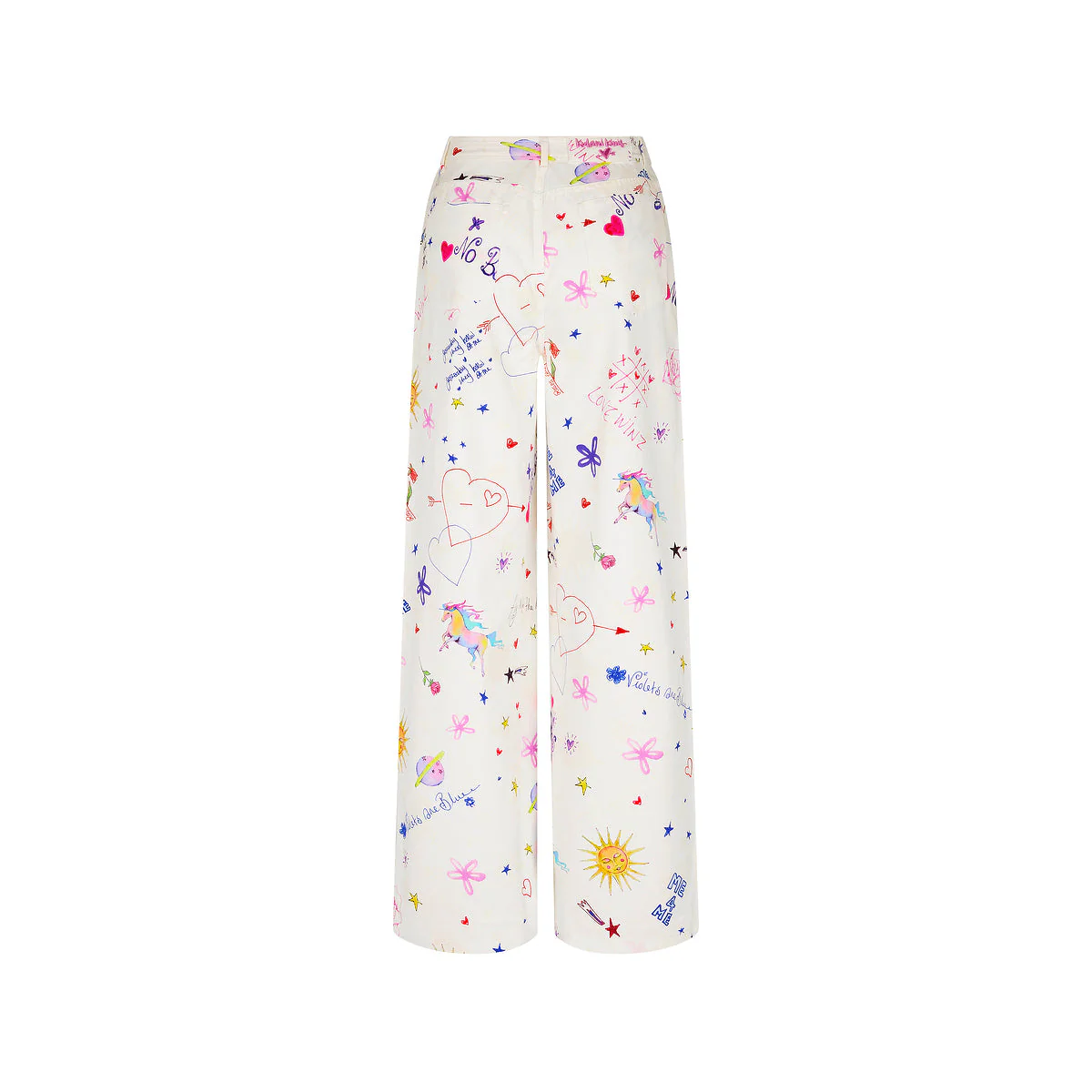 Straight Leg Printed Jean - Dear Diary - Image 8