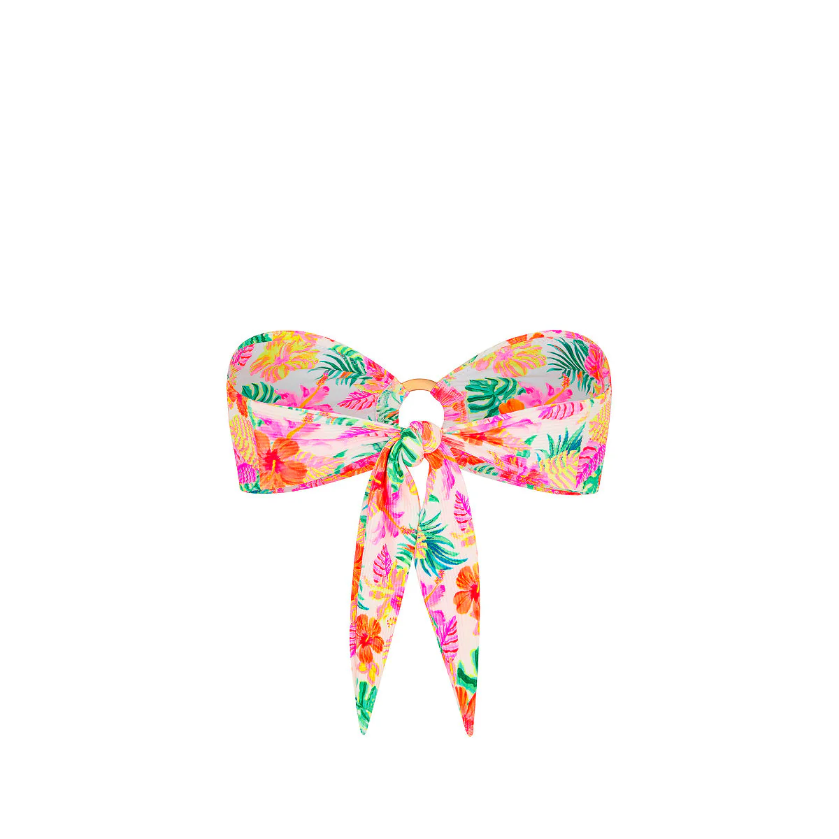 Strapless Bandeau Bikini Top - Island Escape - Image 10
