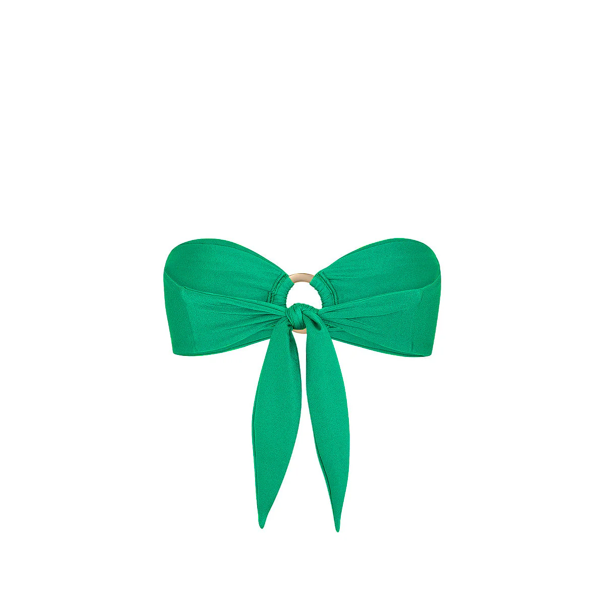 Strapless Bandeau Bikini Top - Island Lush - Image 9