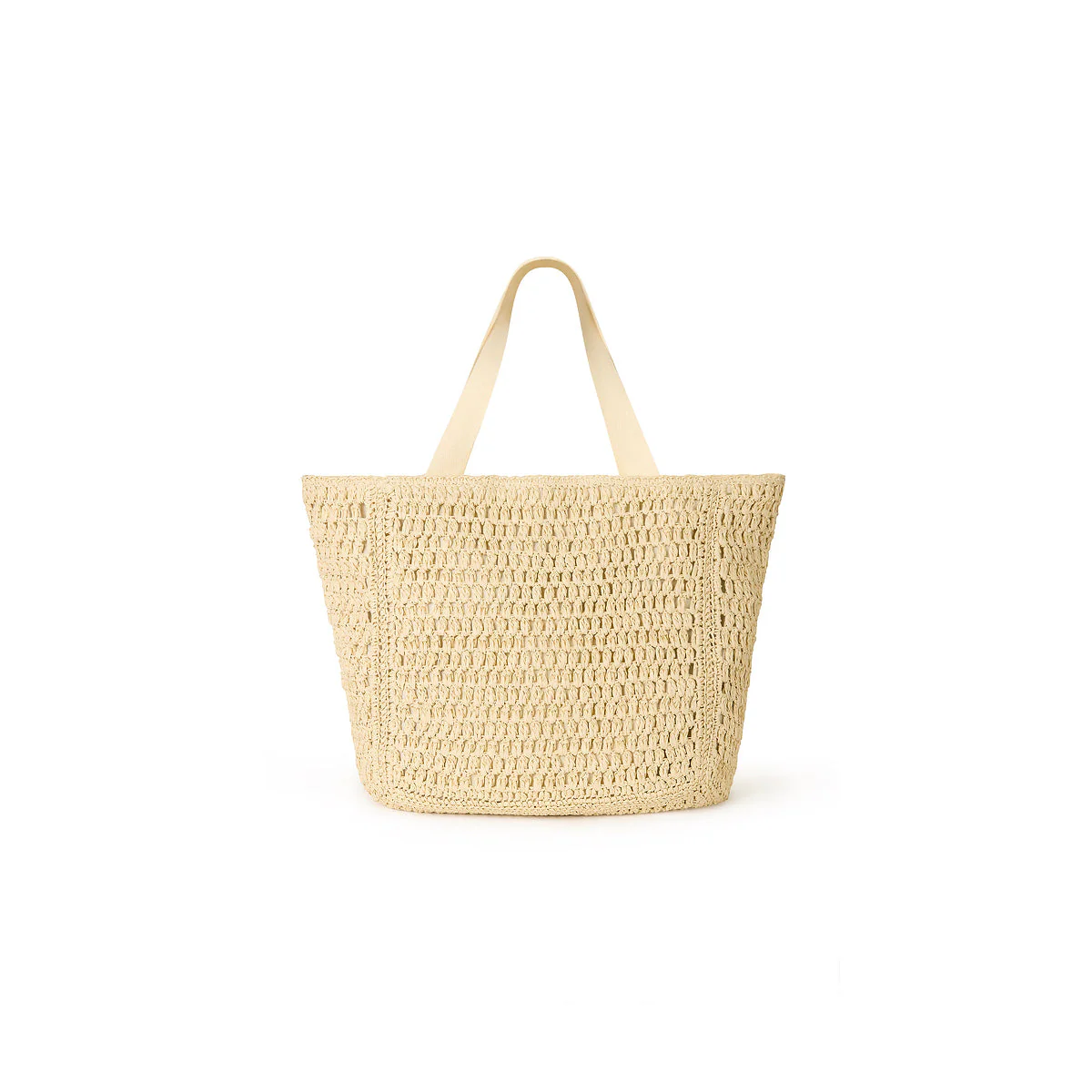 Straw Beach Tote Bag - Palm Breeze - Image 5