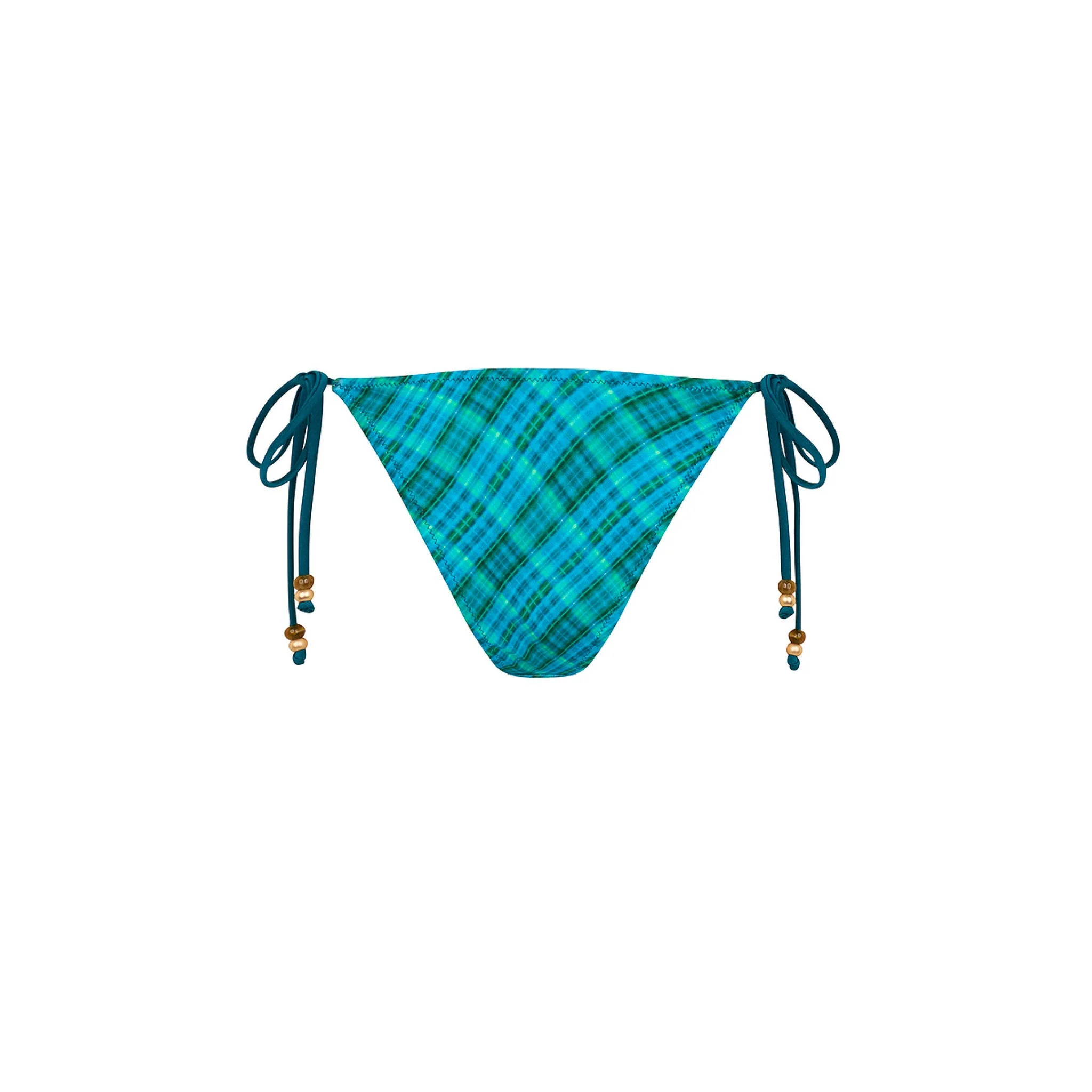 Trio Ring Cheeky Tie Bikini Bottom - Tropic Dip - Image 10