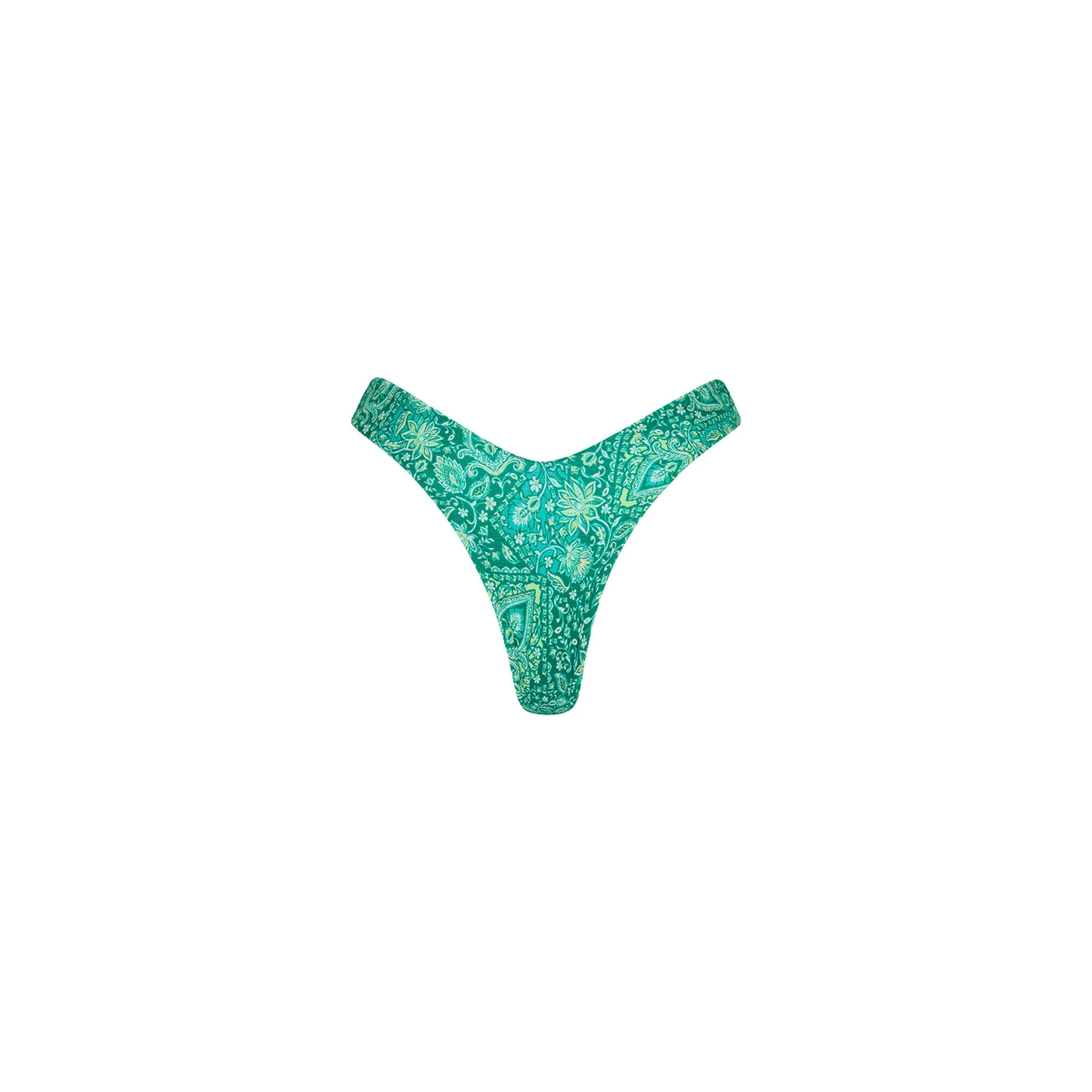 Y Cheeky Bikini Bottom - Emerald Aura - Image 8